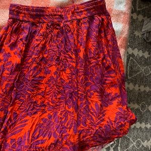 floreal skirt from old navy size M
